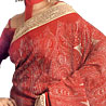 Georgette Saree with Kashmiri Resham Work