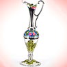 Delicately Carved Silver Plated Flower Vase