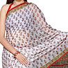 Traditional block printed Kota Doria Saree