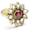 Dual purpose Kundan Ring