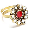 Dual Purpose Kundan Ring