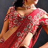 Sparkle Red Bridal Saree in Georgette
