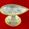 Swastik Silver Diya