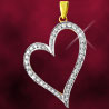 Jagdamba Heart Diamond Pendant