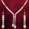 Jagdamba Brilliant Pearl Set
